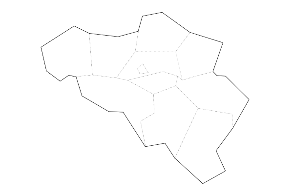 Belgium map