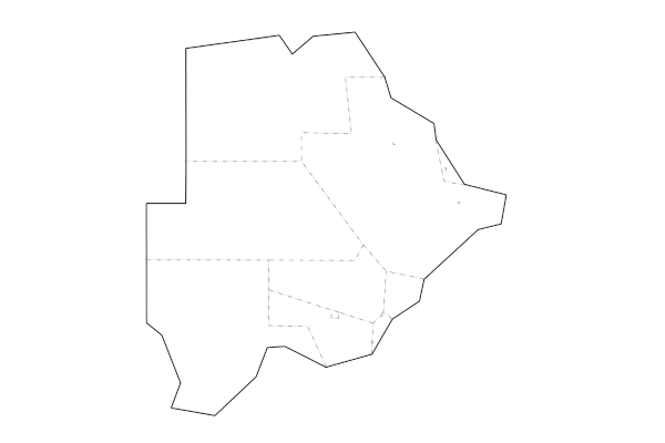 Botswana map