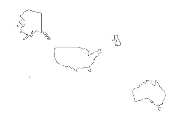 AUKUS member country map