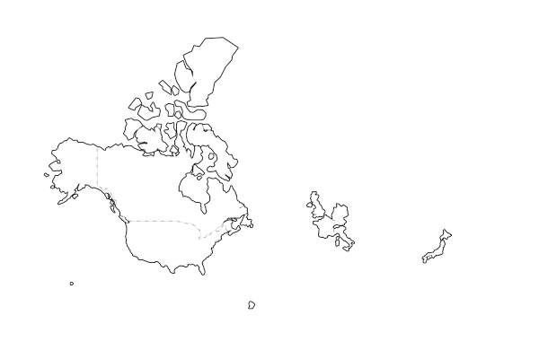 G7 member country map